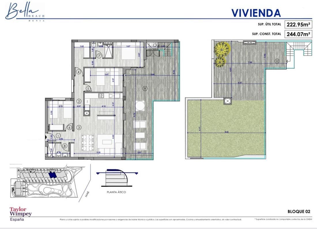 3 makuuhuone Huoneisto myytävänä paikassa Denia mukana uima-altaan - 695 000 € (Ref: 9115279)