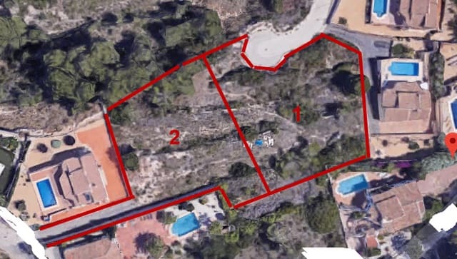 Byggegrund til salg i Benimeit - Tabaira, Teulada-Moraira - € 350.000 (Ref: 9115324)