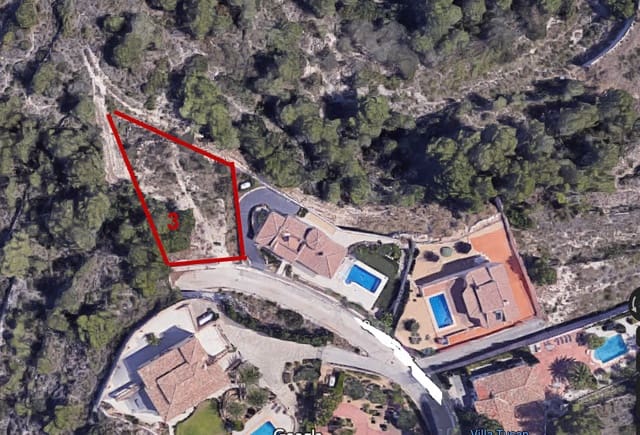 Byggegrund til salg i Benimeit - Tabaira, Teulada-Moraira - € 350.000 (Ref: 9115324)