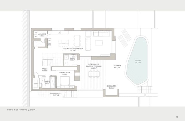 4 chambre Villa/Maison à vendre à Benissa avec piscine - 1 150 000 € (Ref: 9640832)