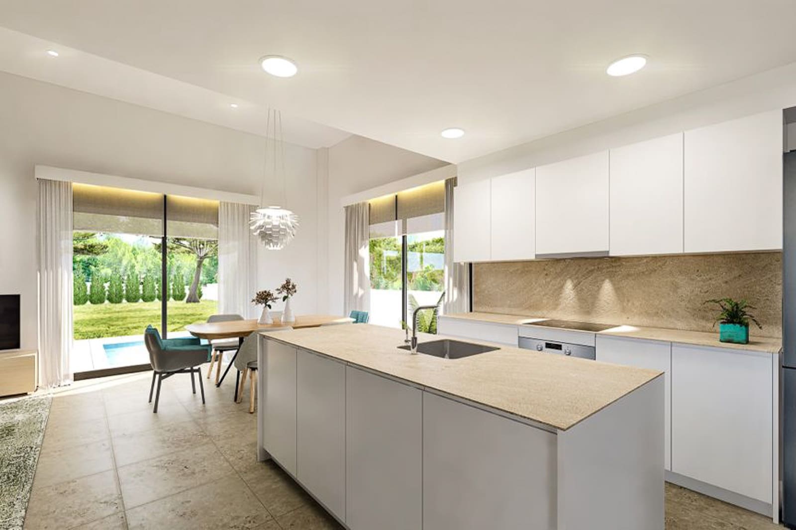 3 makuuhuone Huvila myytävänä paikassa Finestrat mukana uima-altaan - 890 000 € (Ref: 9640833)