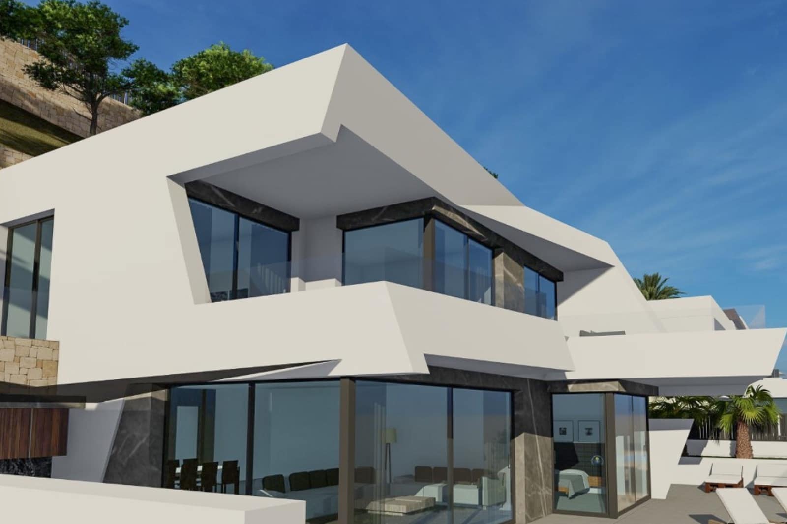 Chalet de 4 habitaciones en Calpe / Calp en venta con piscina - 1.690.000 € (Ref: 9640892)