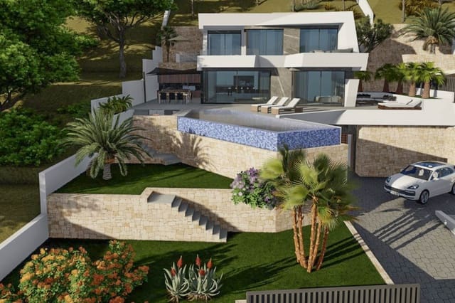4 soveværelse Villa til salg i Maryvilla, Calpe / Calp med swimmingpool - € 1.690.000 (Ref: 9640892)