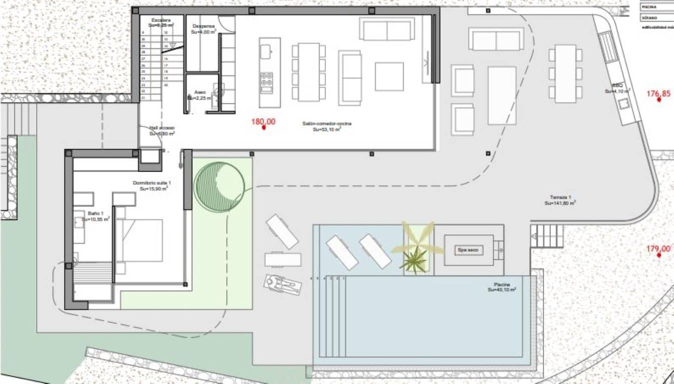 4 sypialnia Willa na sprzedaż w Cumbre del Sol z basenem garażem - 2 150 000 € (Ref: 9645512)