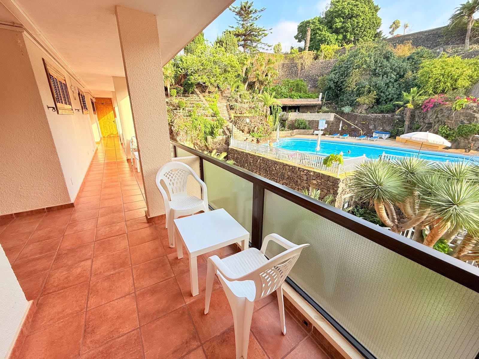 Apartamento de 1 habitación en Puerto de la Cruz en alquiler con piscina - 1.100 € (Ref: 9163516)