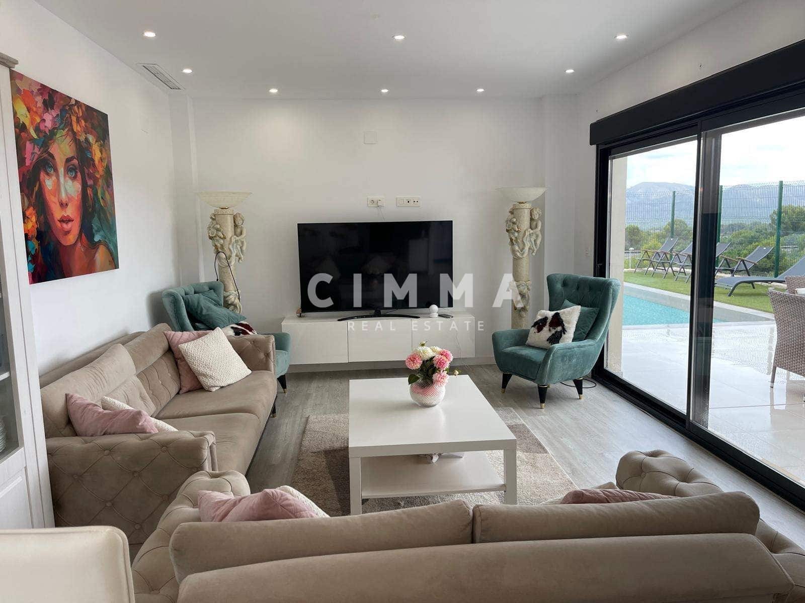 3 sovrum Villa att hyra i Alfaz del Pi / L'Alfas del Pi med garage - 2 950 € (Ref: 9414285)