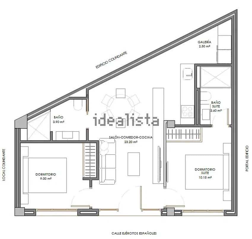 1 camera da letto Monolocale da affittare in Alfaz del Pi / L'Alfas del Pi con piscina garage - 1.400 € (Rif: 9885001)
