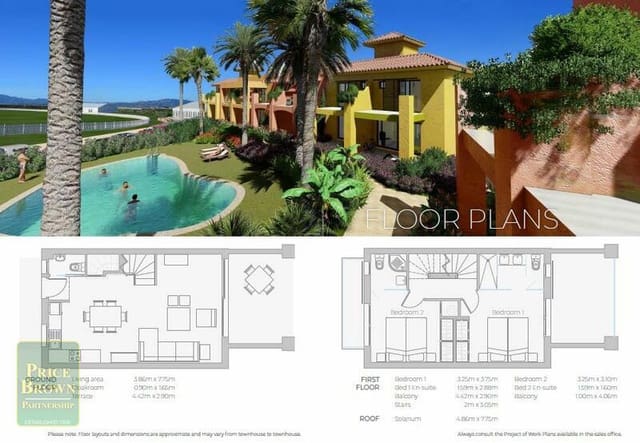 2 quarto Casa em Banda para venda em Cuevas del Almanzora com piscina - 290 000 € (Ref: 7468798)
