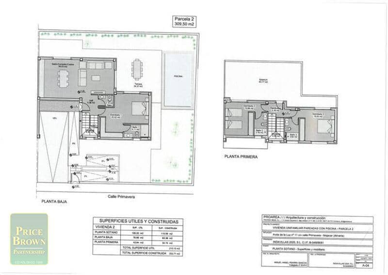3 soveværelse Semi-Rækkehus til salg i Mojacar med swimmingpool - € 575.000 (Ref: 9110977)