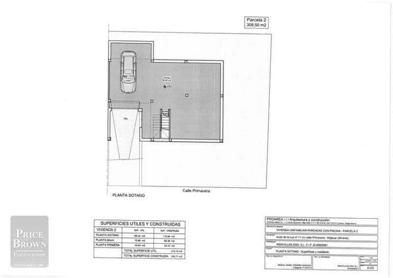 3 soveværelse Semi-Rækkehus til salg i Mojacar med swimmingpool - € 575.000 (Ref: 9110977)