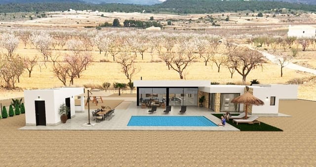 3 soveværelse Villa til salg i Lel, Pinoso med swimmingpool garage - € 595.000 (Ref: 8220625)