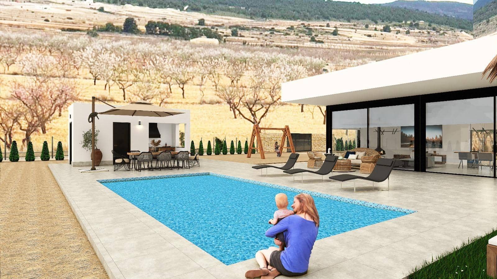 3 soveværelse Villa til salg i Lel med swimmingpool garage - € 595.000 (Ref: 8220625)