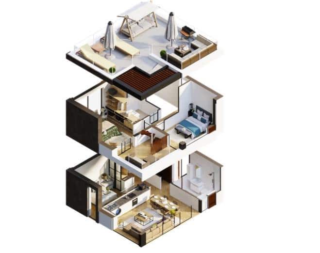 3 Zimmer Villa zu verkaufen in La Nucia mit Pool - 555.000 € (Ref: 9310909)