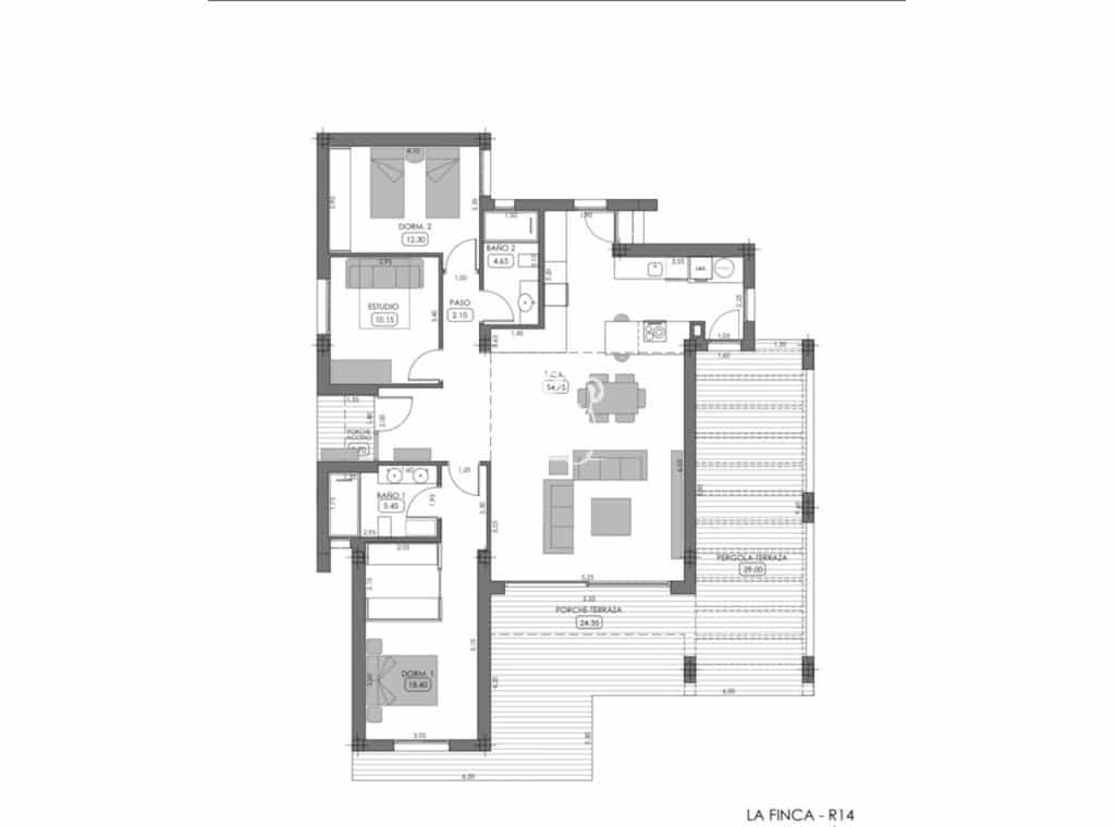 3 Zimmer Villa zu verkaufen in Algorfa mit Pool - 510.000 € (Ref: 10010071)