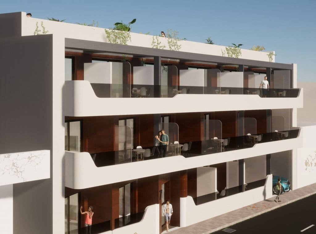 1 Zimmer Wohnung zu verkaufen in Torrevieja mit Pool - 182.950 € (Ref: 8161015)