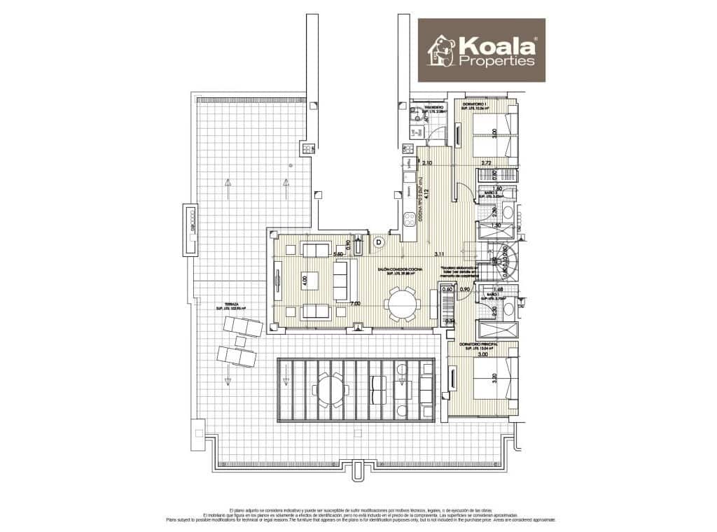 2 bedroom Penthouse for sale in Villamartin with pool garage - € 449,500 (Ref: 8436698)