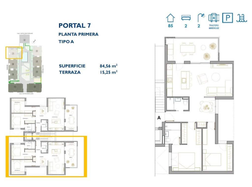 2 slaapkamer Appartement te koop in San Pedro del Pinatar met zwembad - € 224.900 (Ref: 8459510)