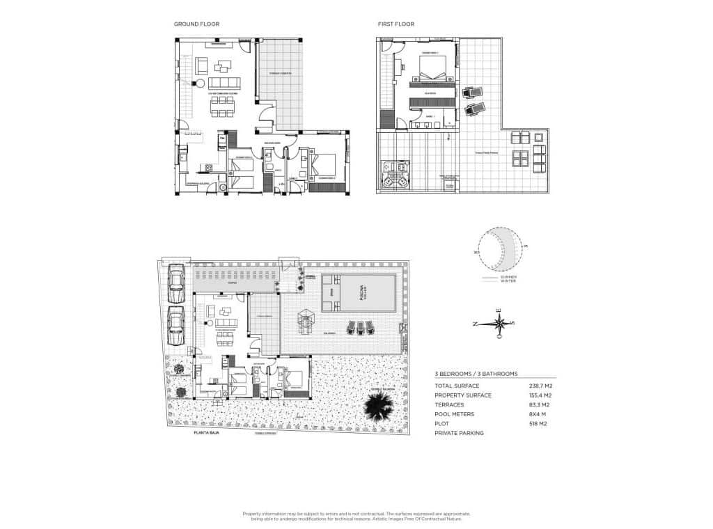 3 bedroom Villa for sale in Ciudad Quesada - € 832,725 (Ref: 8490683)