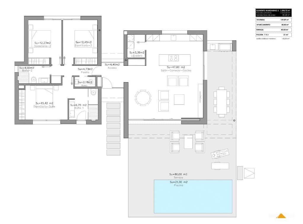 3 soverom Villa til salgs i San Miguel de Salinas med svømmebasseng - € 875 000 (Ref: 8614967)