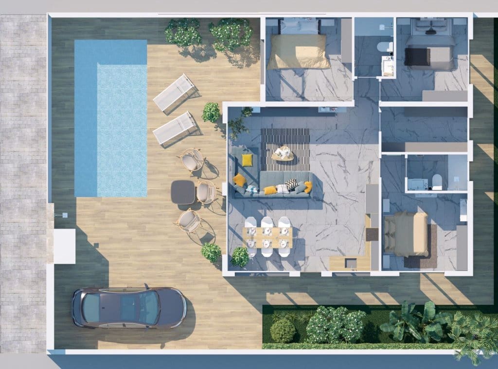 5 Zimmer Villa zu verkaufen in Ciudad Quesada mit Pool - 418.000 € (Ref: 8616685)