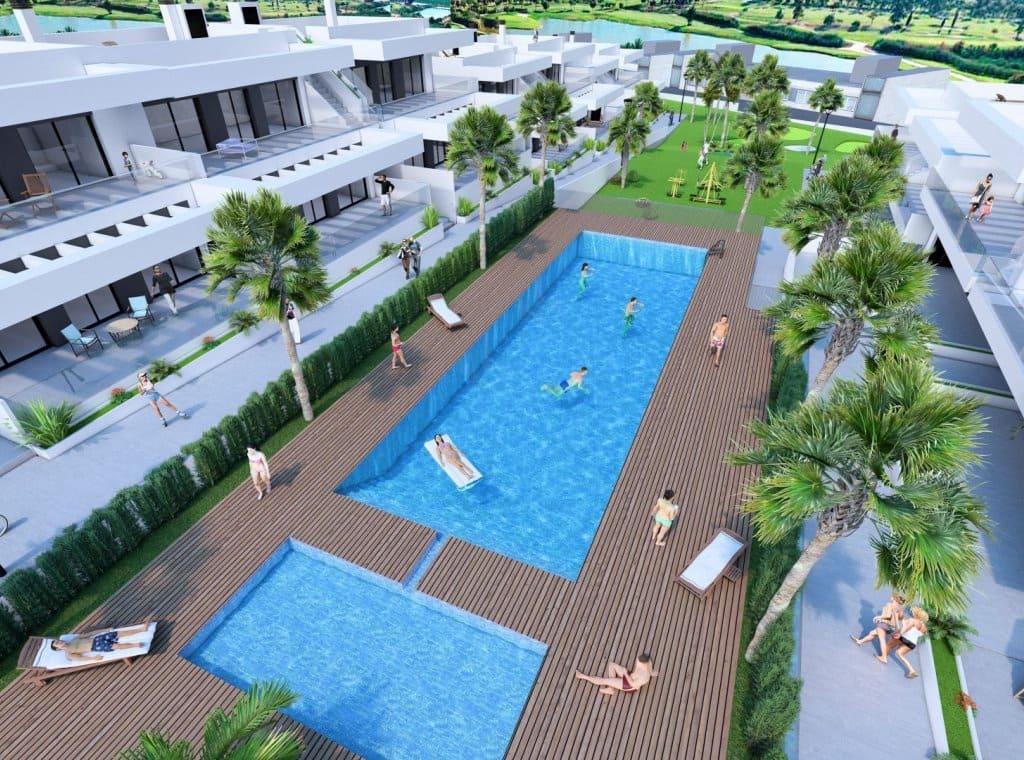 2 bedroom Townhouse for sale in Algorfa with pool - € 261,000 (Ref: 8626554)