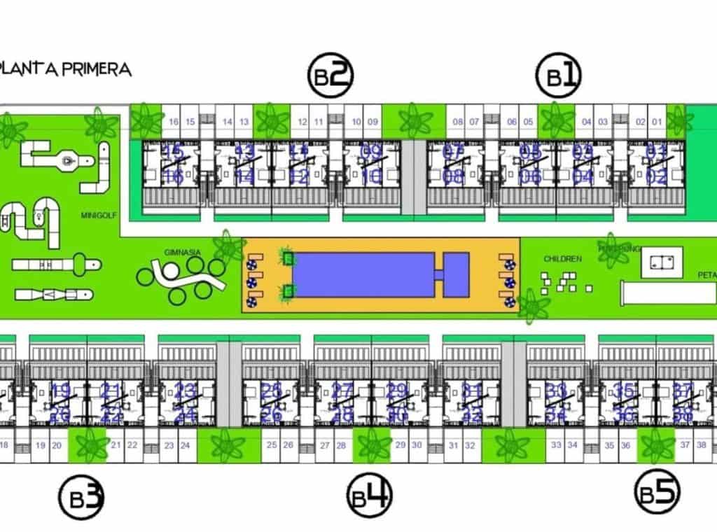2 bedroom Townhouse for sale in Algorfa with pool - € 261,000 (Ref: 8626554)