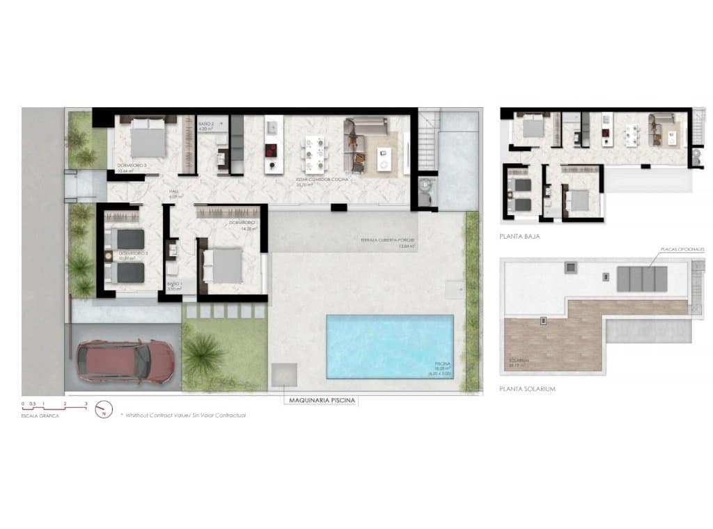 3 makuuhuone Huvila myytävänä paikassa Ciudad Quesada mukana uima-altaan - 476 000 € (Ref: 8690925)