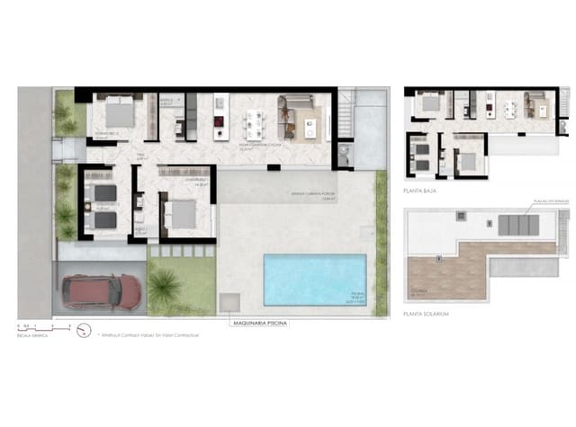 3 makuuhuone Huvila myytävänä paikassa Ciudad Quesada, Rojales mukana uima-altaan - 476 000 € (Ref: 8690925)