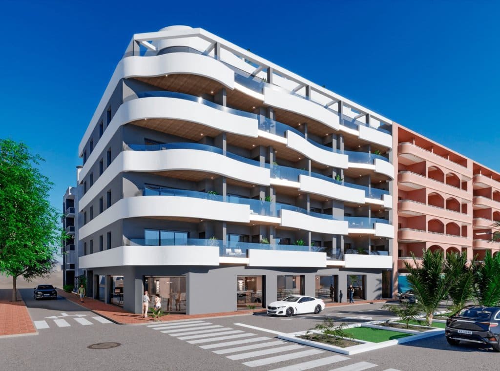 2 soveværelse Lejlighed til salg i Torrevieja med swimmingpool - € 339.000 (Ref: 9124368)