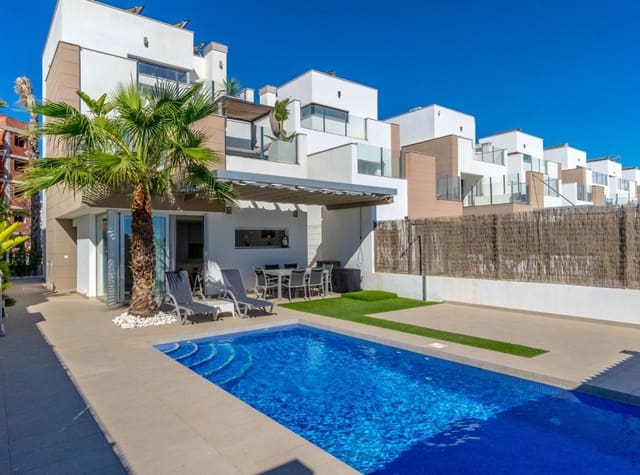 4 makuuhuone Huvila vuokrattavana paikassa El Raso, Guardamar del Segura mukana uima-altaan - 2 950 € (Ref: 9228424)
