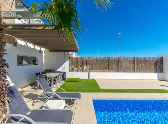4 makuuhuone Huvila vuokrattavana paikassa El Raso, Guardamar del Segura mukana uima-altaan - 2 950 € (Ref: 9228424)