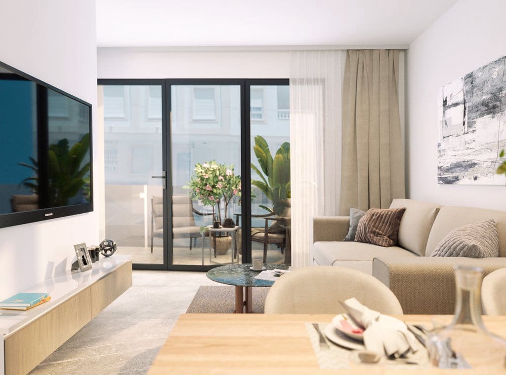 1 soveværelse Lejlighed til salg i Torrevieja med swimmingpool - € 150.000 (Ref: 9297937)