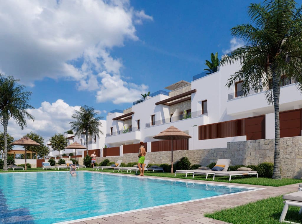 3 soveværelse Byhus til salg i Orihuela Costa med swimmingpool - € 299.000 (Ref: 9310244)