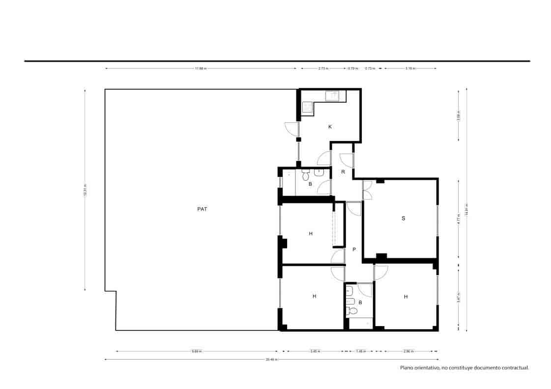 3 camera da letto Appartamento in vendita in Palma de Mallorca - 312.000 € (Rif: 9561993)