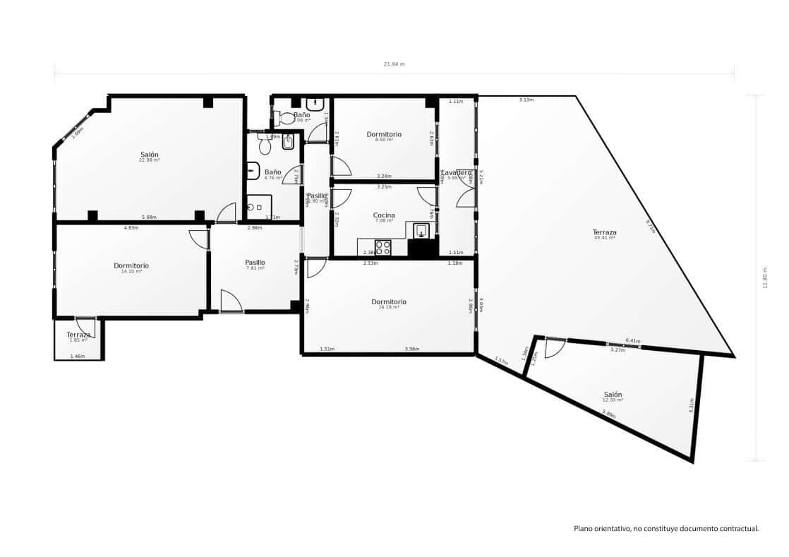 3 slaapkamer Flat te koop in Palma de Mallorca - € 308.000 (Ref: 9568880)