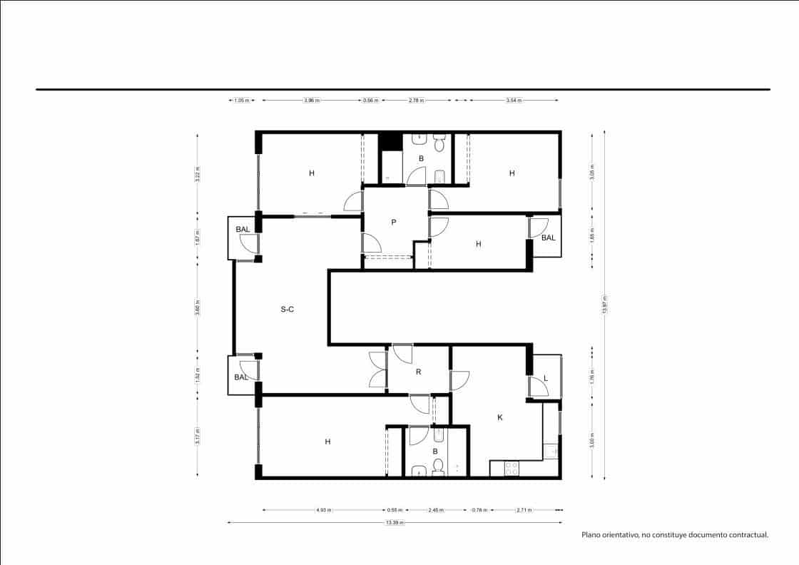 4 slaapkamer Penthouse te koop in Palma de Mallorca - € 519.000 (Ref: 9568881)