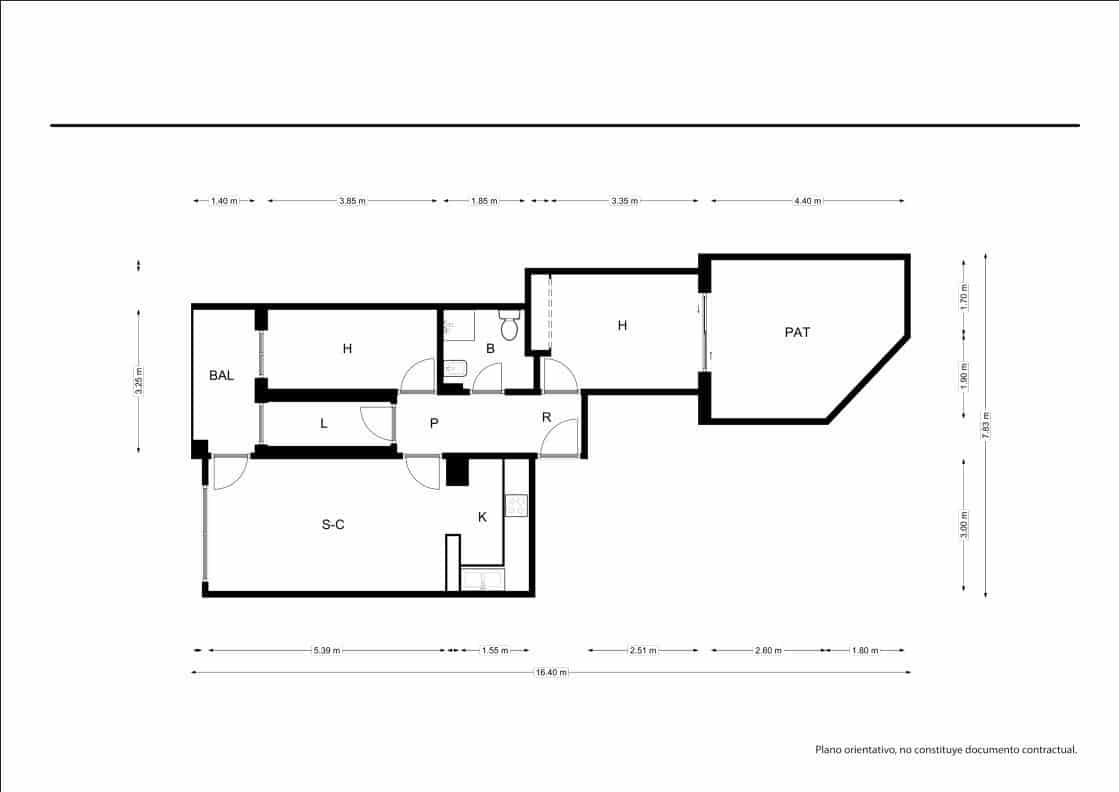 2 chambre Appartement à vendre à Palma de Mallorca - 300 000 € (Ref: 9574737)