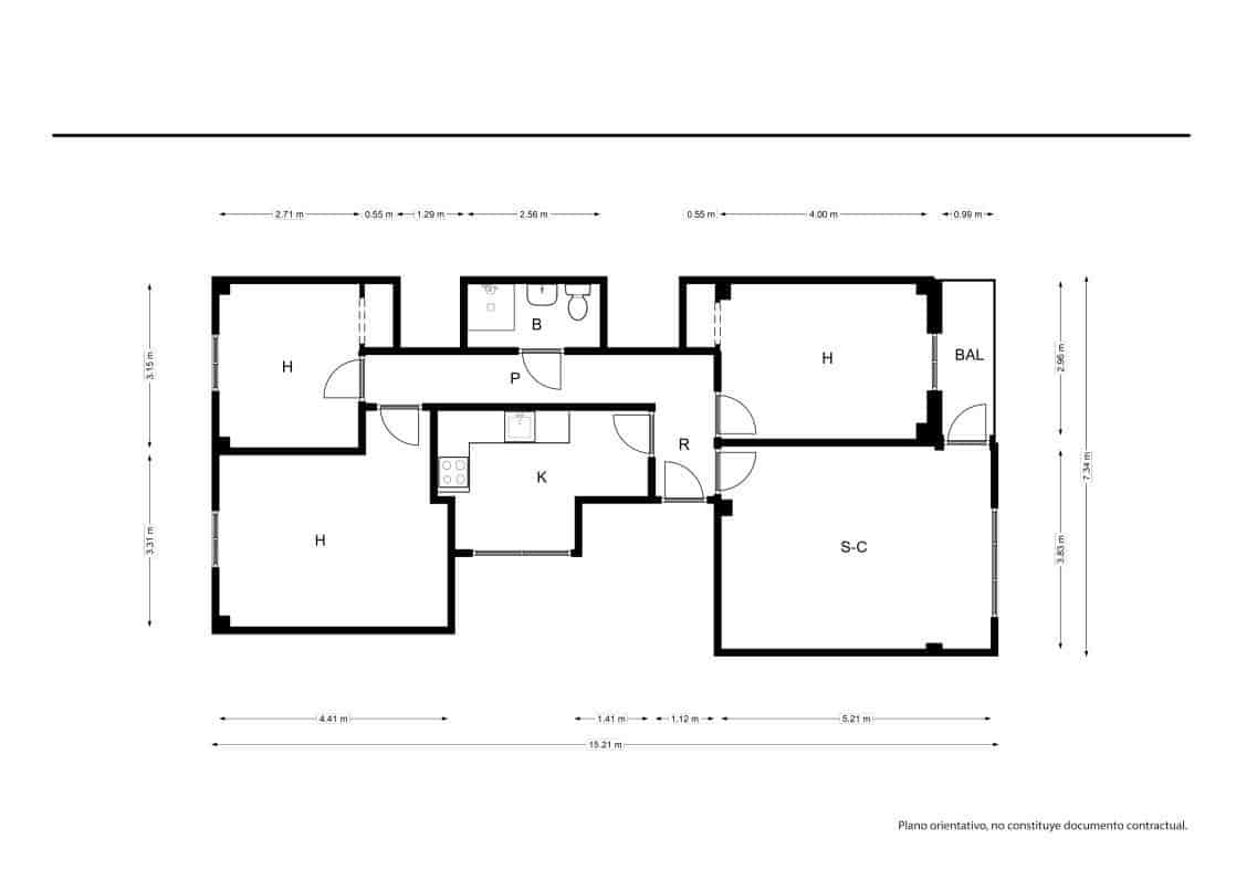 3 soverom Leilighet til salgs i Palma de Mallorca - € 225 000 (Ref: 9591427)