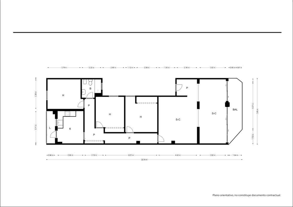3 quarto Apartamento para venda em Palma de Mallorca - 345 000 € (Ref: 9608174)
