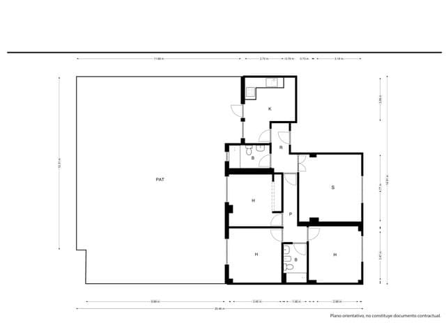 3 camera da letto Appartamento in vendita in Palma de Mallorca - 318.699 € (Rif: 9703349)