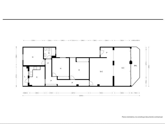 Piso de 3 habitaciones en Palma de Mallorca en venta - 345.000 € (Ref: 9705132)