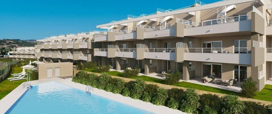 2 makuuhuone Huoneisto myytävänä paikassa Estepona mukana uima-altaan 
autotalli - 370 000 € (Ref: 10076519)