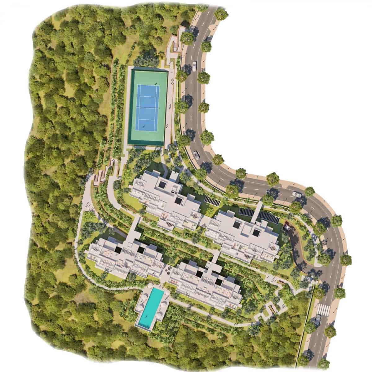 3 sypialnia Mieszkanie na sprzedaż w Ojen z basenem garażem - 840 000 € (Ref: 8275298)