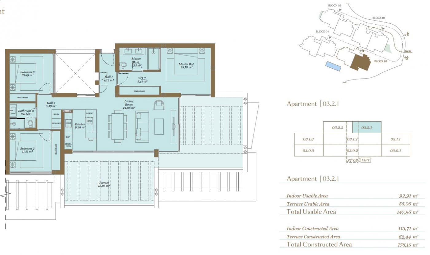 3 sypialnia Mieszkanie na sprzedaż w Ojen z basenem garażem - 840 000 € (Ref: 8275298)