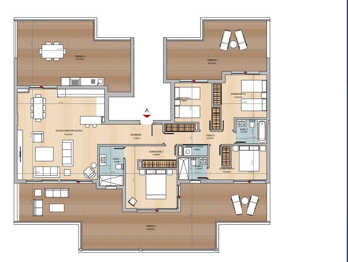 4 bedroom Penthouse for sale in Mijas with pool garage - € 742,600 (Ref: 8275302)