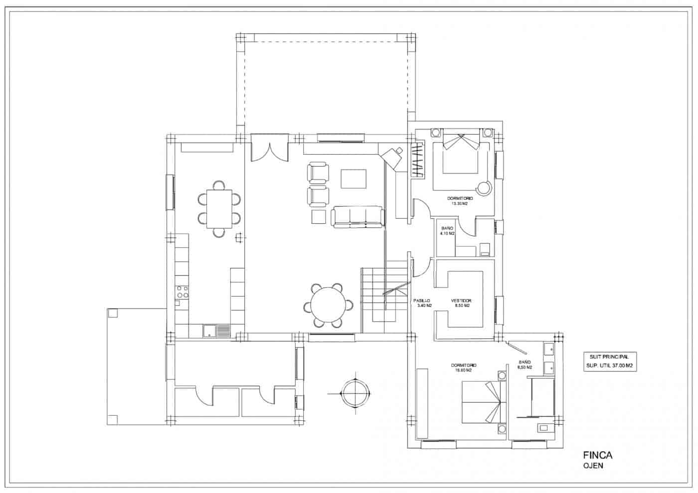 5 soveværelse Finca/Landehus til salg i Ojen med swimmingpool garage - € 1.500.000 (Ref: 8275338)