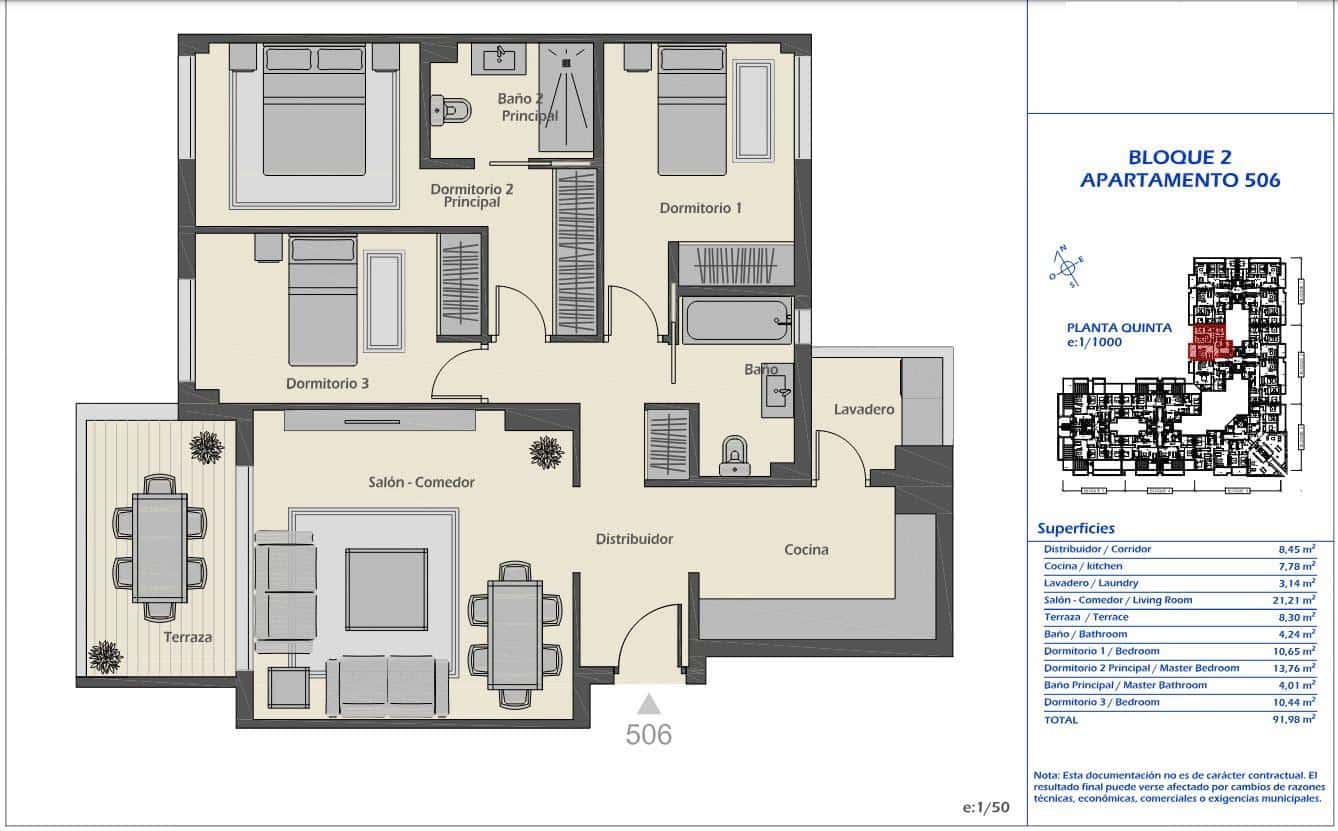3 makuuhuone Asunto myytävänä paikassa Nueva Andalucia mukana uima-altaan - 413 000 € (Ref: 8275353)