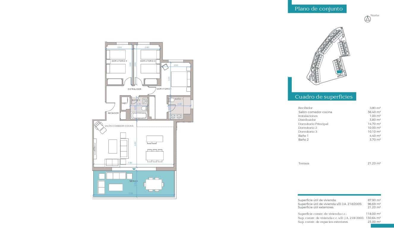 3 bedroom Apartment for sale in New Golden Mile with pool garage - € 478,800 (Ref: 8275374)