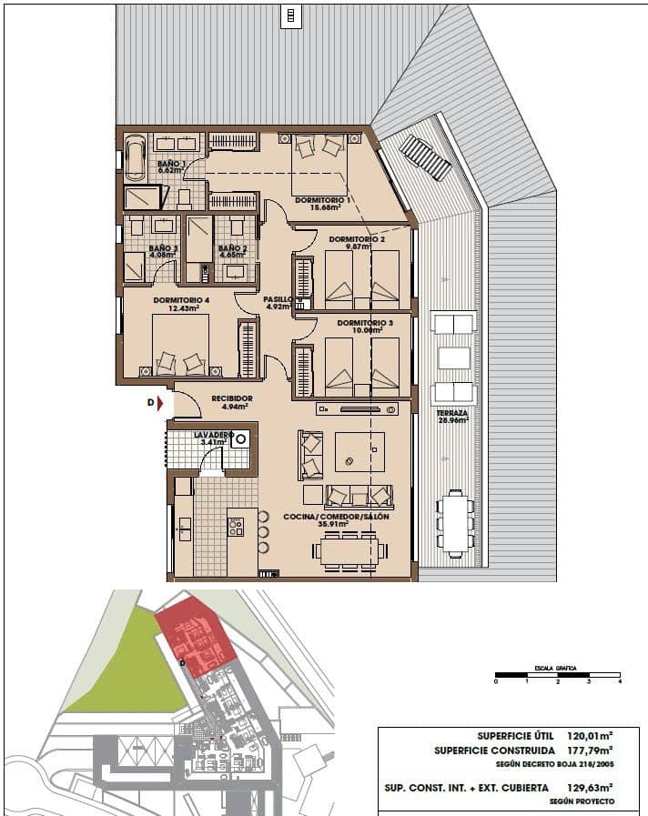 Ático de 4 habitaciones en Fuengirola en venta con piscina garaje - 655.000 € (Ref: 8275375)