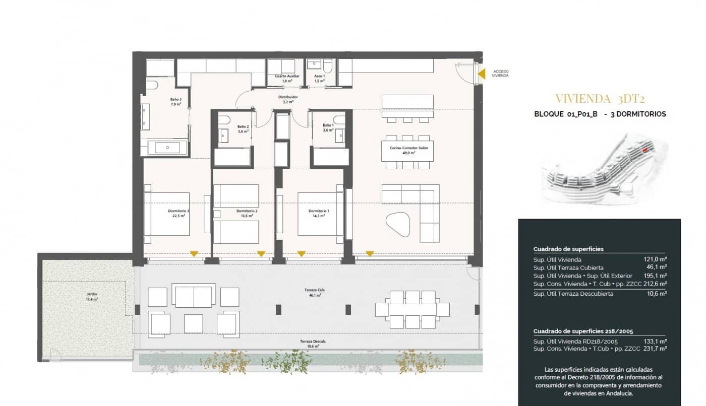 3 soveværelse Lejlighed til salg i Benahavis med swimmingpool garage - € 859.000 (Ref: 8275389)